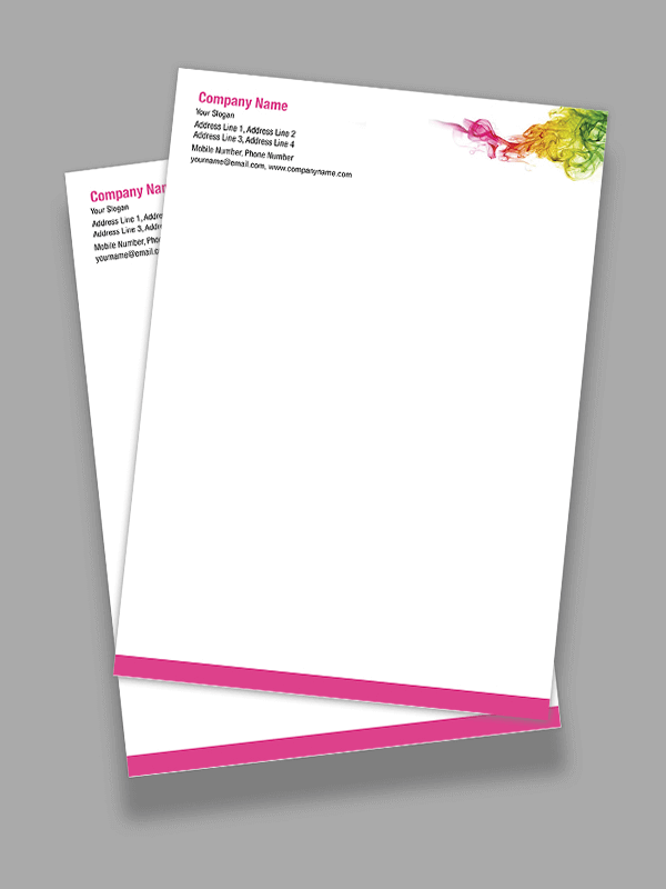 Custom Premium Paint Shop Letterhead Design
