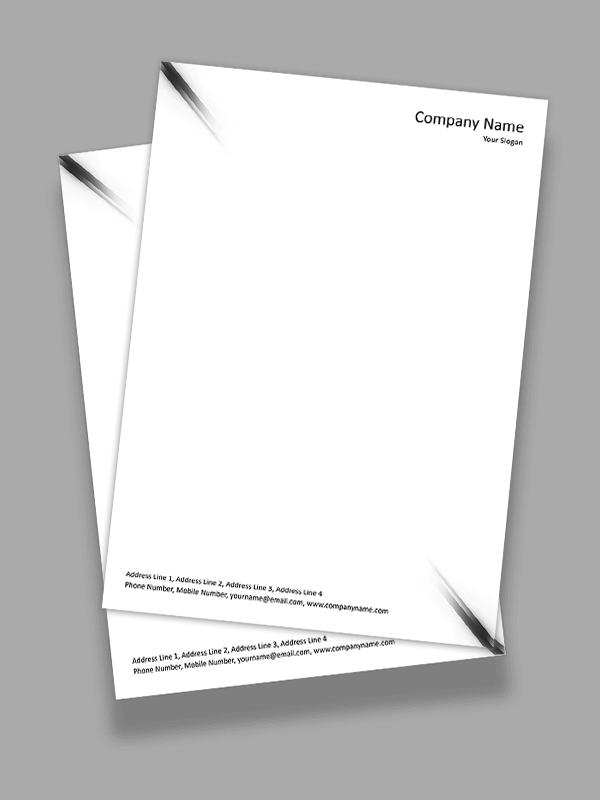Custom Advocate Letterhead Design