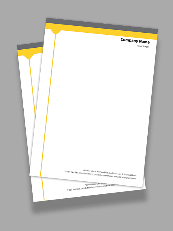Custom Consultancy  Letterhead Design