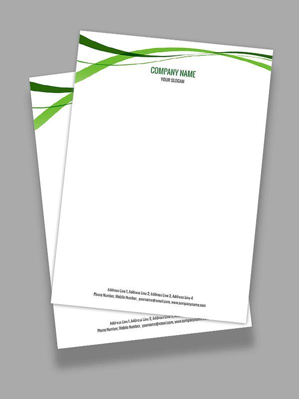 Custom Professional Letterhead Design