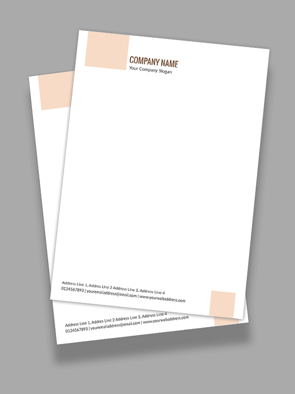 Custom Advocate Letterhead Design