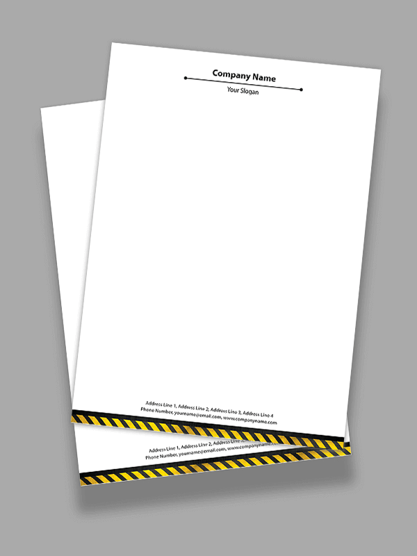 Custom Professional Letterhead Design