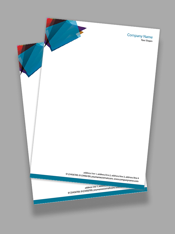 Custom Professional Letterhead Design