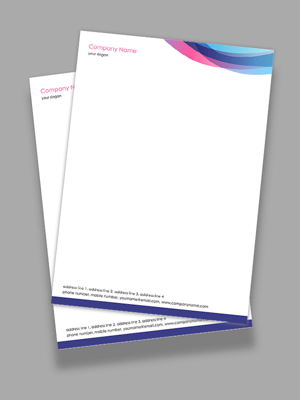 Custom Premium Letterhead Design