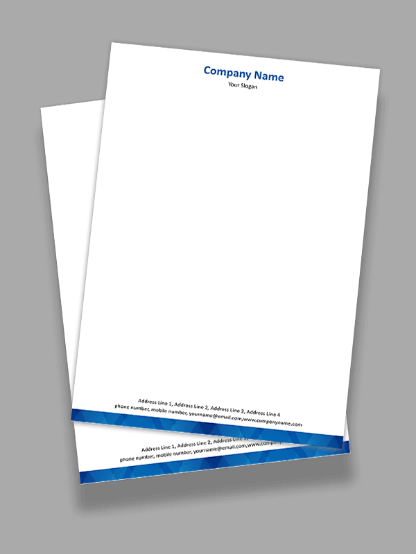 Custom Premium Letterhead Design
