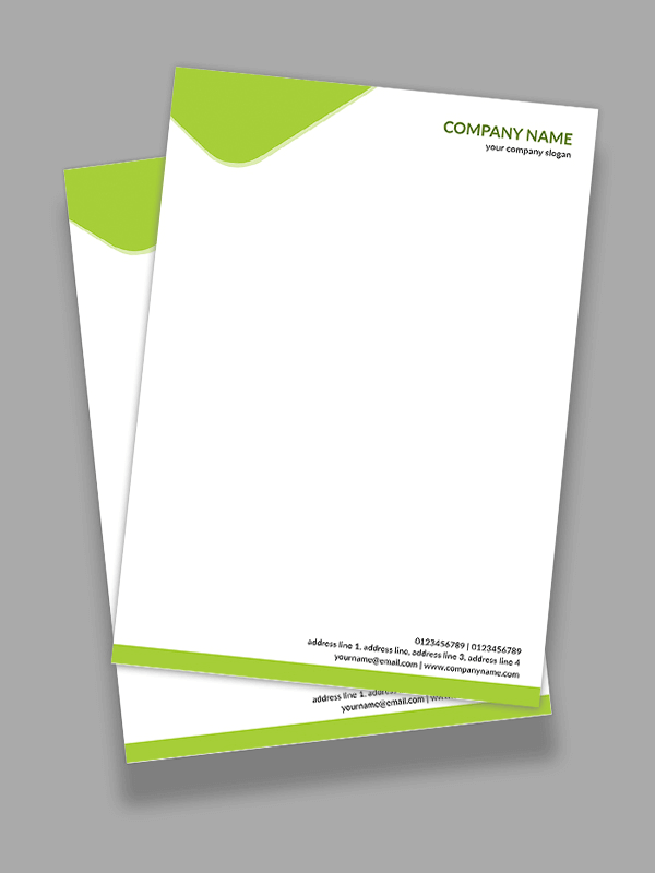 Custom Profeesional  Letterhead Design
