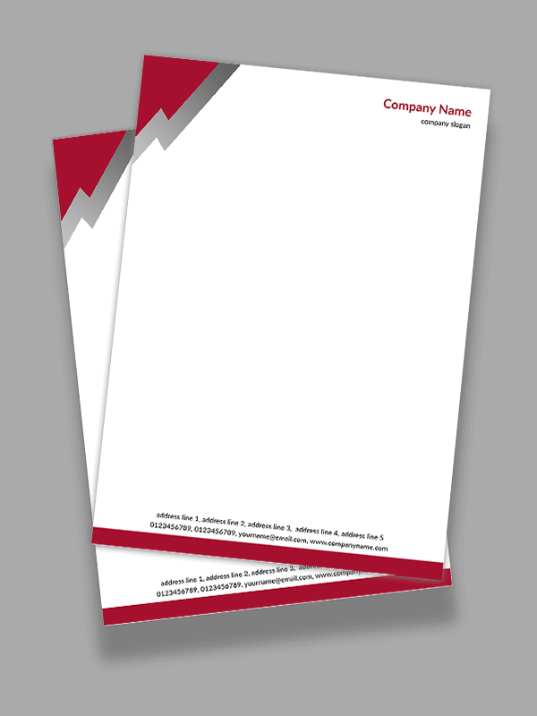 Custom Premium Letterhead Design