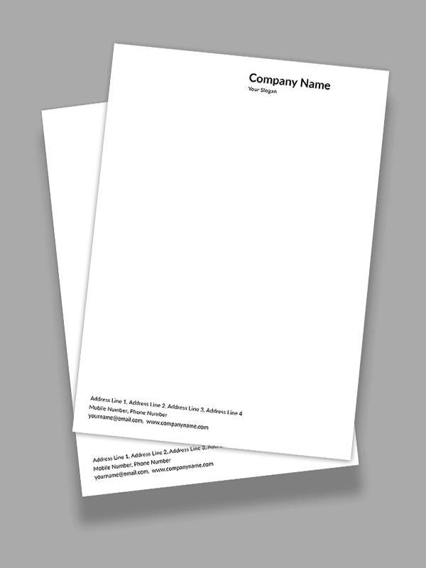 Custom Premium Letterhead Design