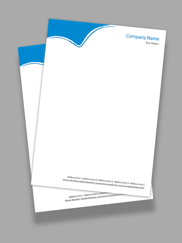 Custom Premium Letterhead Design