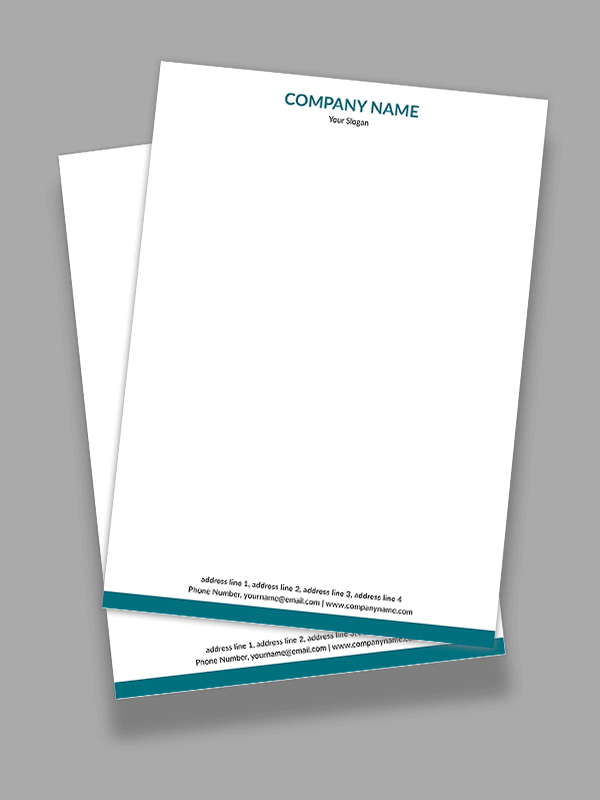 Custom Doctors Letterhead Design
