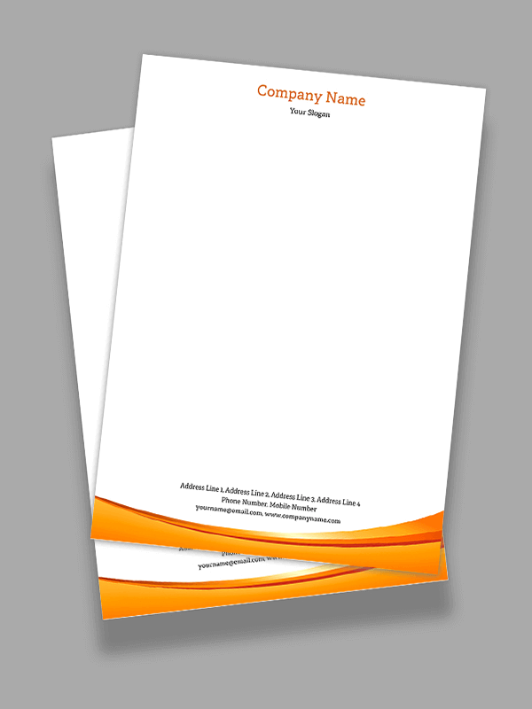 Custom Premium Letterhead Design