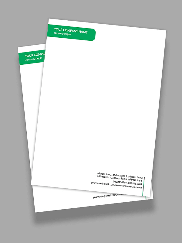 Custom Management Letterhead Design