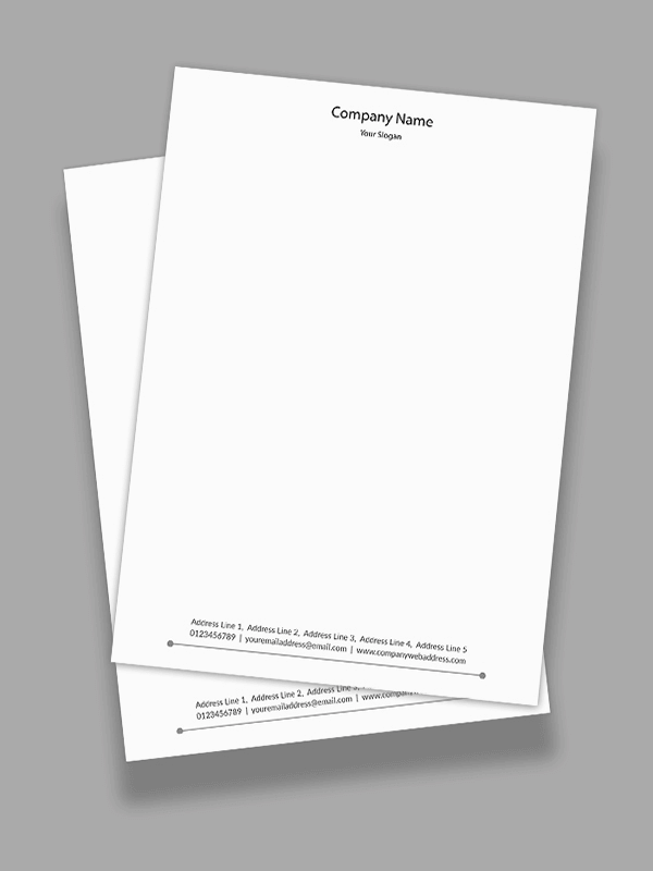 Custom Premium Letterhead Design