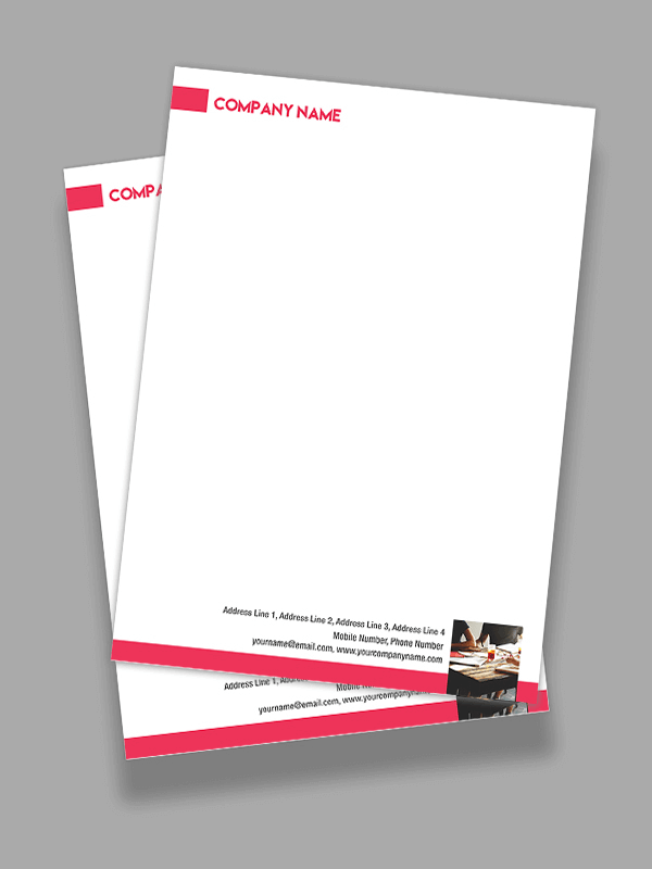 Custom Consultancy  Letterhead Design