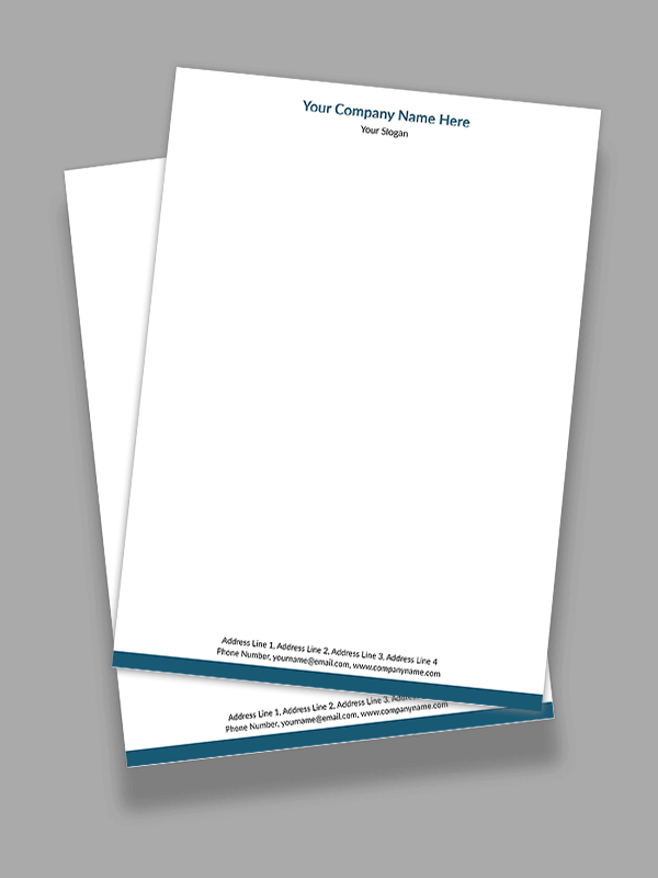 Custom Industry Letterhead Design