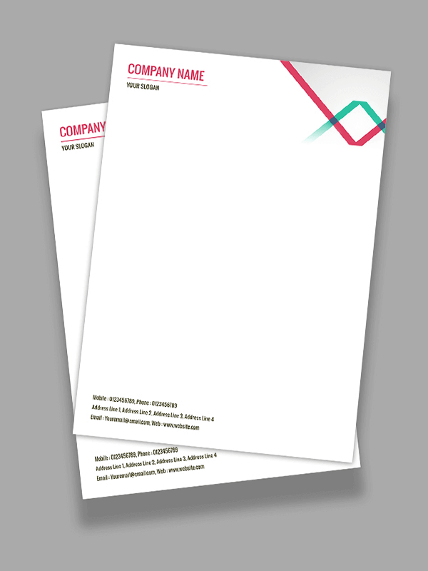 Custom Premium Letterhead Design