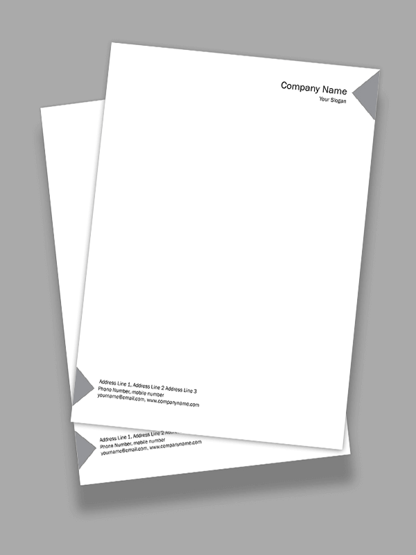 Custom Advocate Letterhead Design