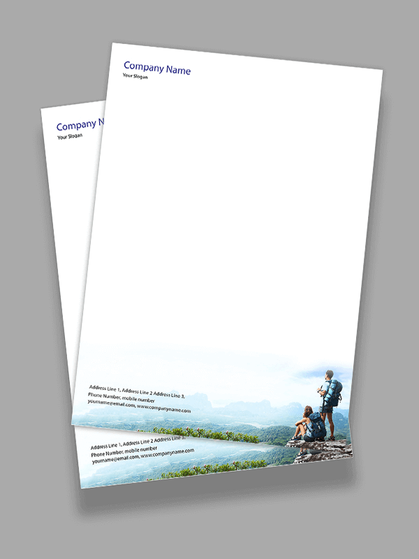 Custom Photography Letterhead Design
