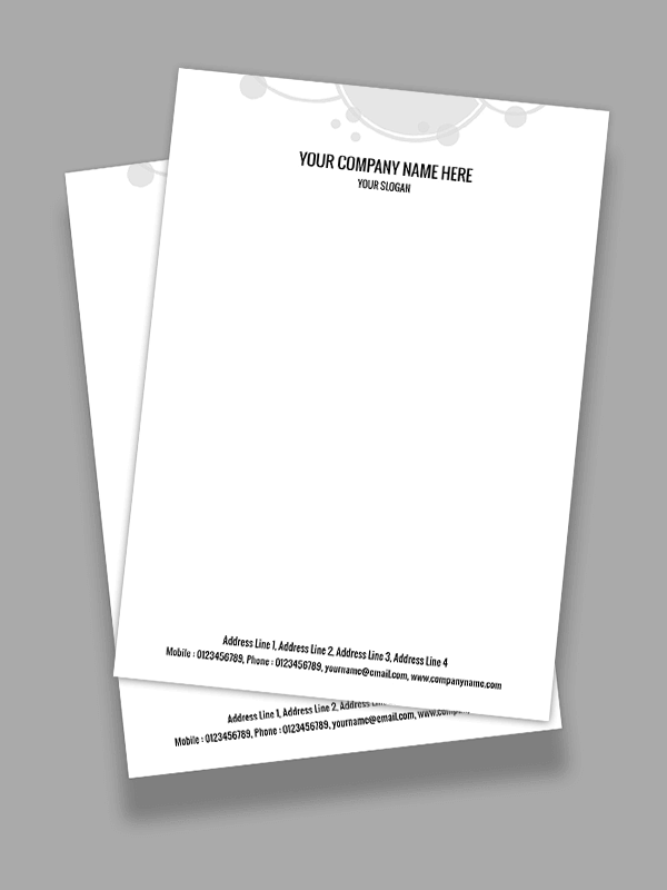 Custom Doctors Letterhead Design
