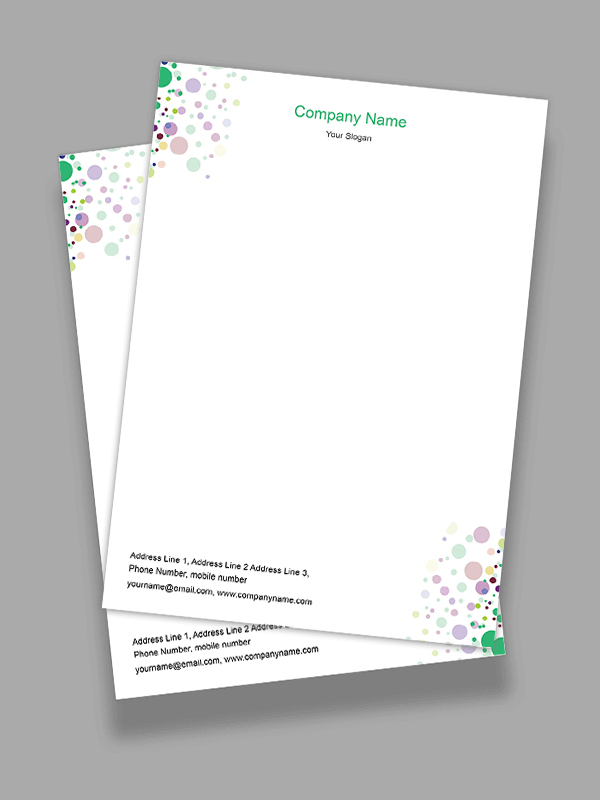 Custom Classic  Letterhead Design