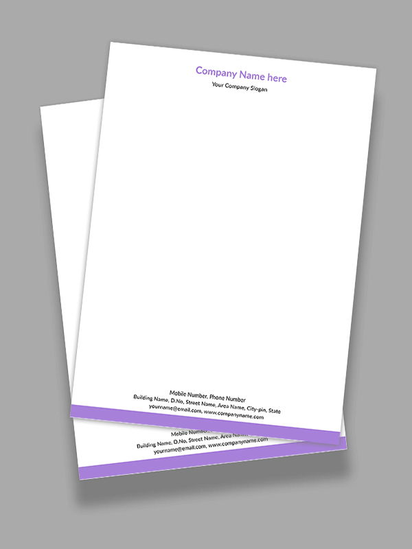 Custom Professional Letterhead Design