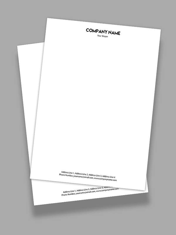 Custom Advocate Letterhead Design