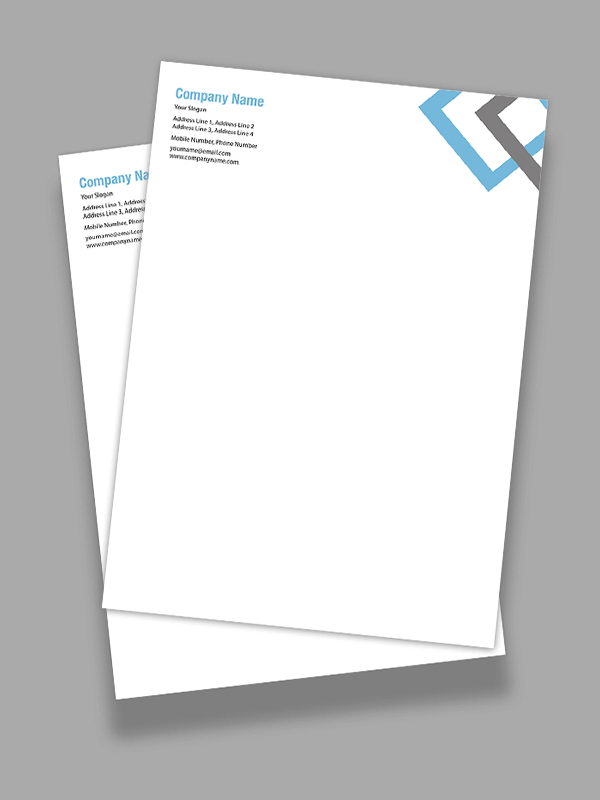 Custom Accountant Letterhead