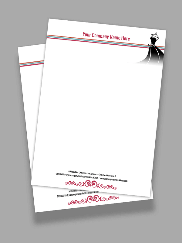 Custom Premium Letterhead