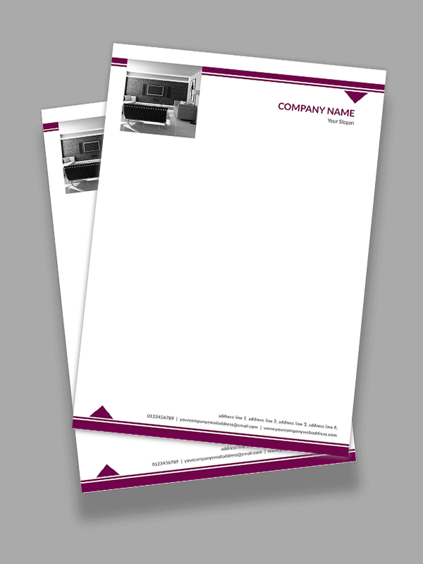 Custom Simple Letterhead