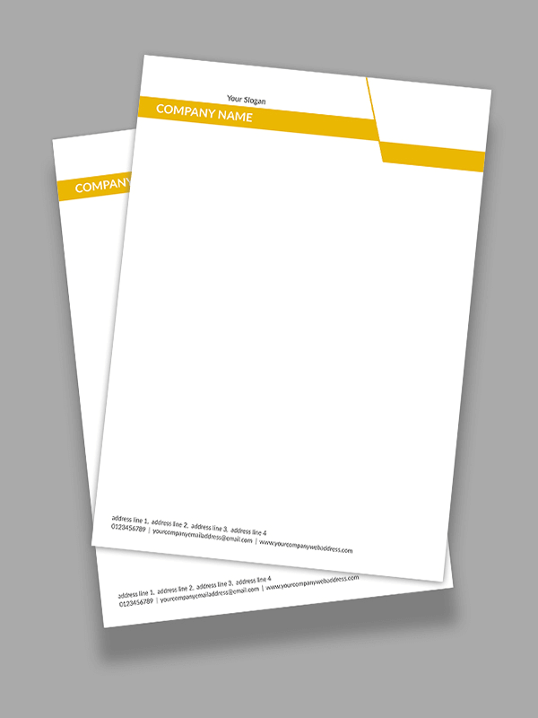 Custom Painter Letterhead