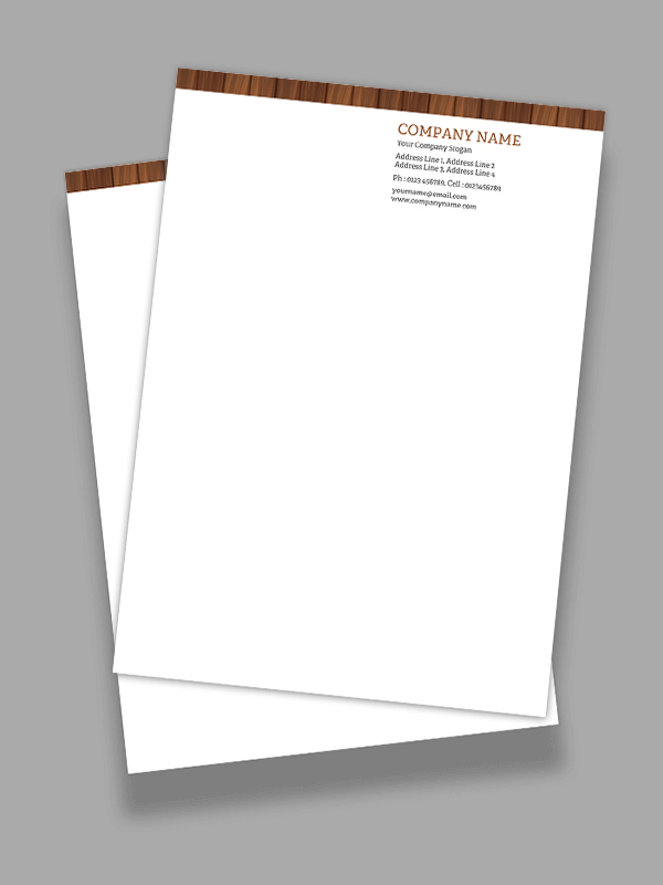 Custom Carpenter Letterhead