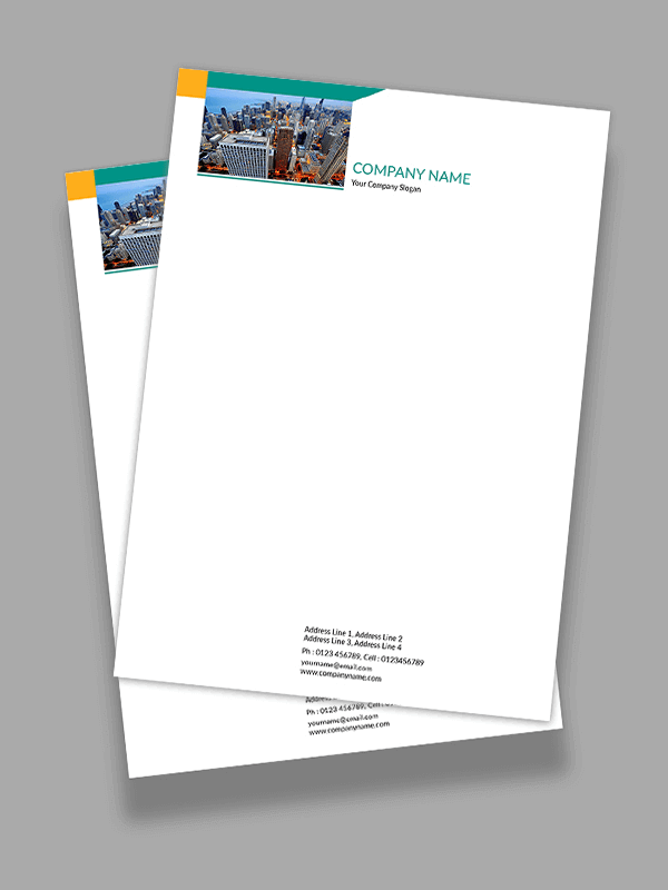 Custom Construction Letterhead