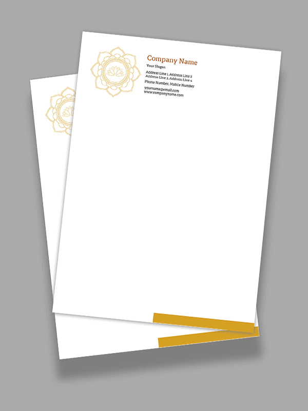 Custom Premium Letterhead