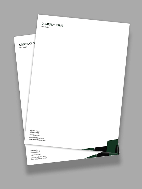 Custom Construction Letterhead