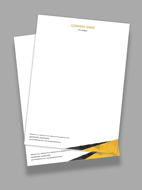 Custom Pattern Letterhead