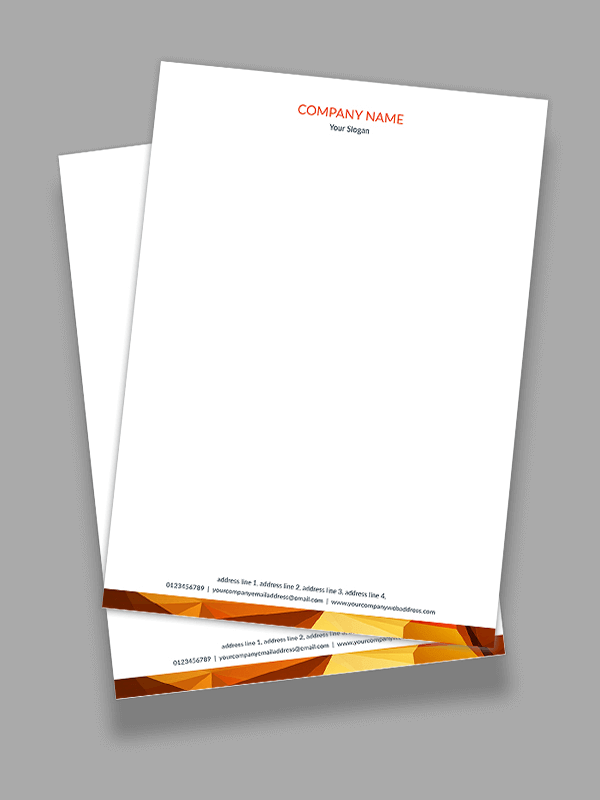Custom Artist Letterhead