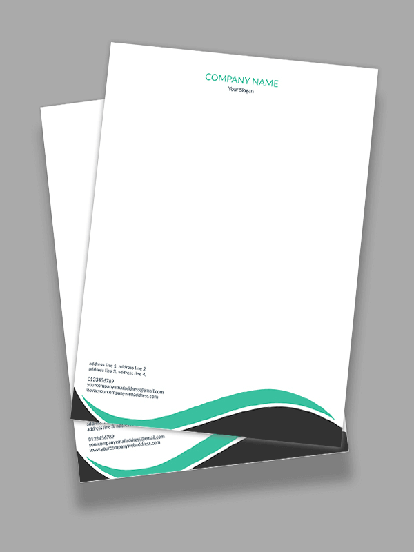 Custom Pattern Letterhead