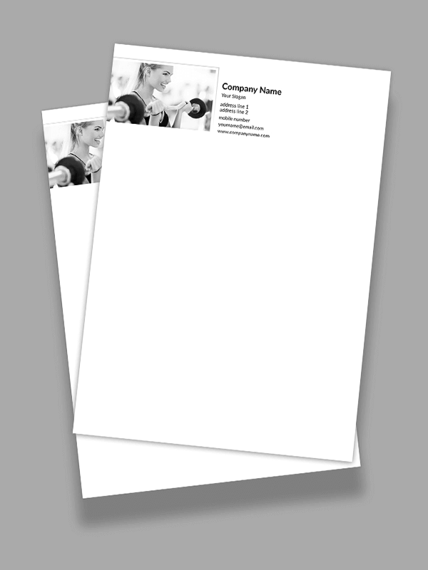 Custom Plain Letterhead