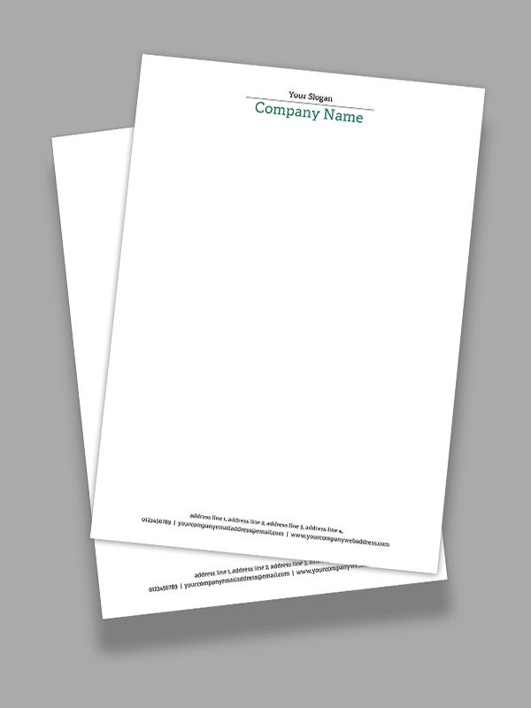Custom Architect Letterhead