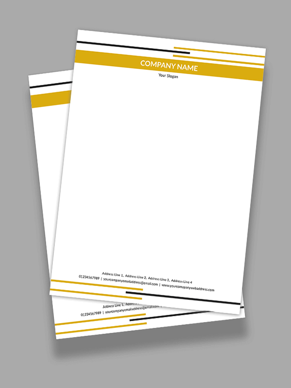 Custom Library Letterhead