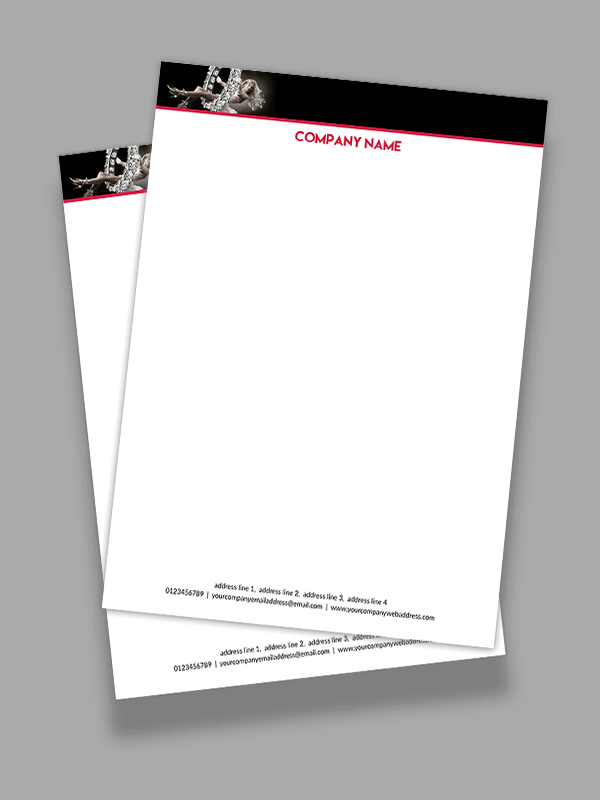 Custom Textiles Letterhead