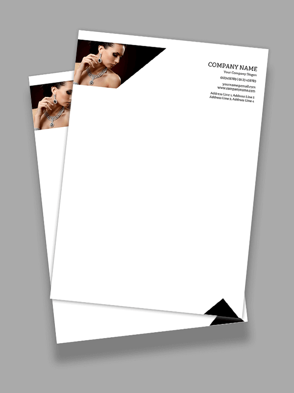 Custom Yellow Letterhead