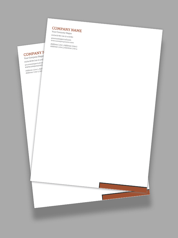 Custom Personaized Letterhead