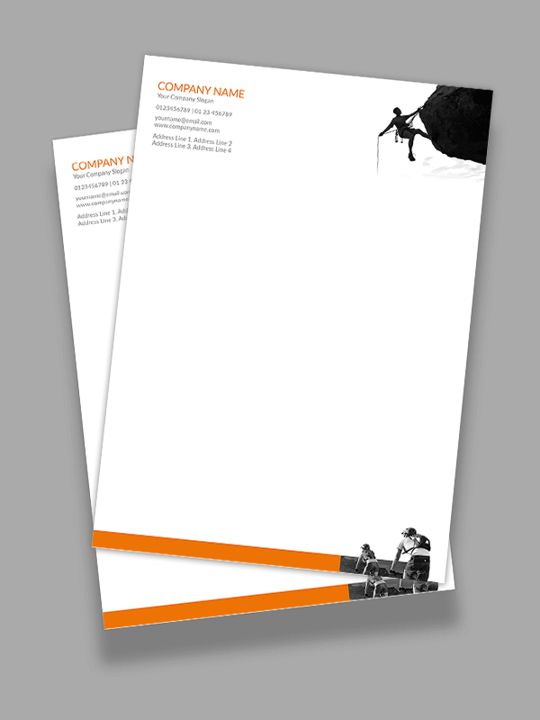 Custom Bicycle Shop Letterhead