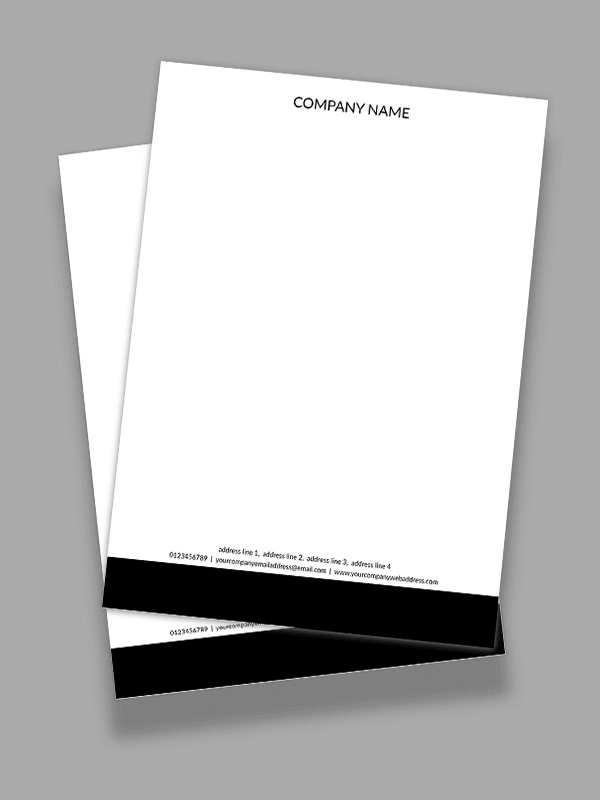 Custom Premium Letterhead