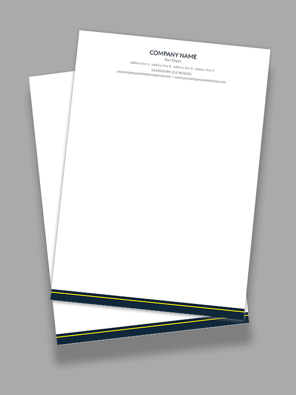 Custom Plain Letterhead