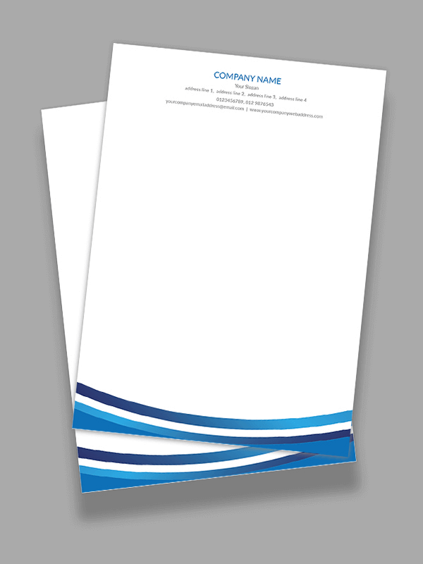 Custom College Letterhead