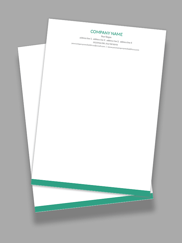 Custom Simple Letterhead