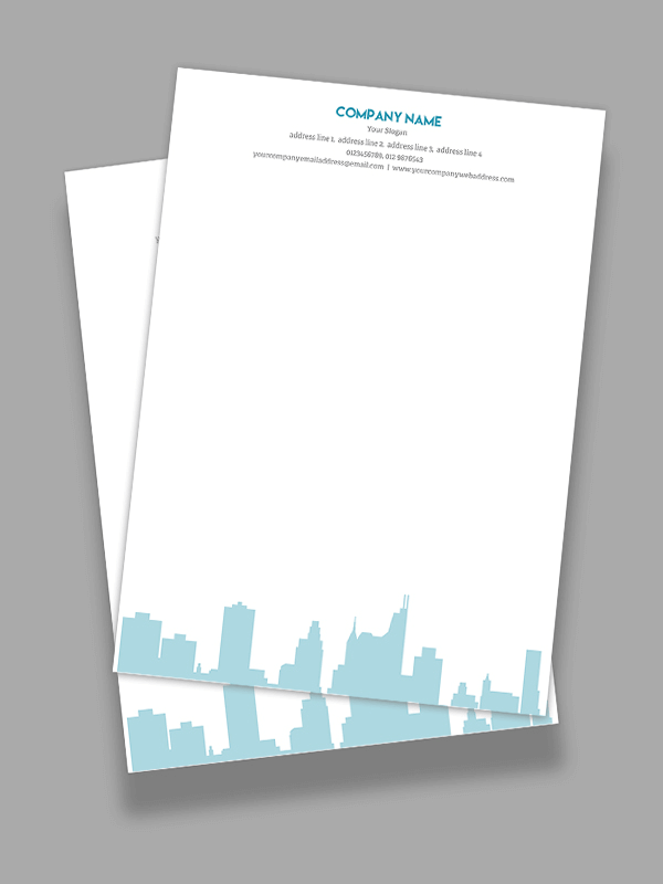 Custom Architect Letterhead