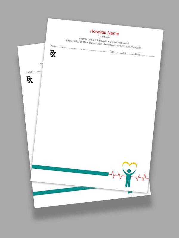 Custom Dietitian Prescription Pad Design